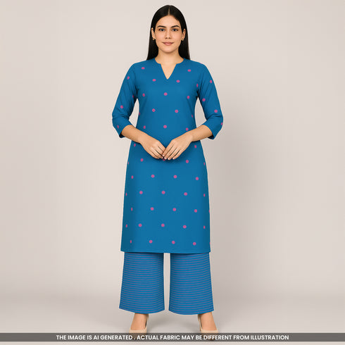 Thread Buti Handloom Cotton Fabric- F3876