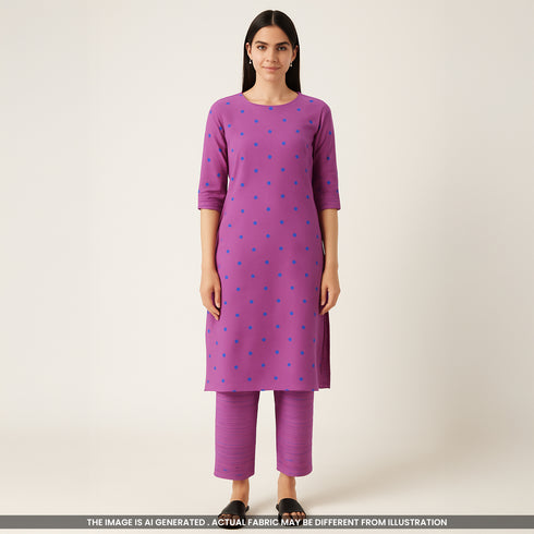 Thread Buti Handloom Cotton Fabric- F3877