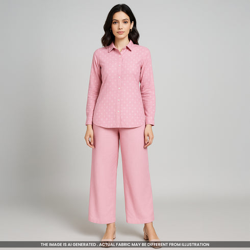 Self Dot Mul Cotton Fabric- F3962