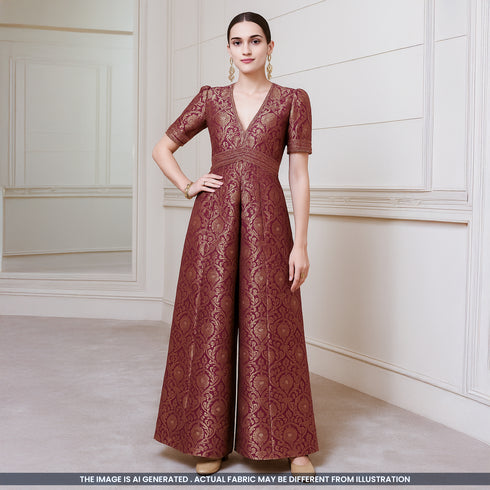 Banarasi Silk Fabric- F3984