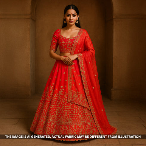 Cut Dana Zari Sequins Faux Mirror Work Shimmer Tissue Fabric - F5255