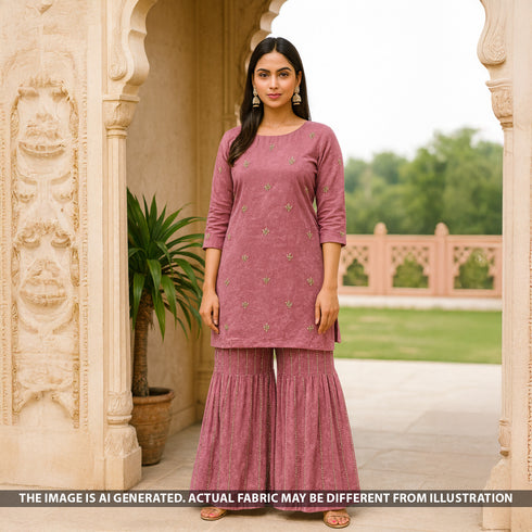 Cut Dana Sequins Embroidered Velvet Fabric - F5259