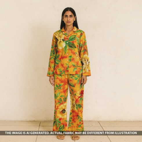 Digital Print micro Velvet Fabric - F5281