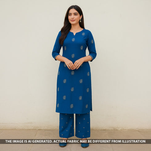 Cut Dana Thread Work Chinnon Chiffon Fabric - F5305