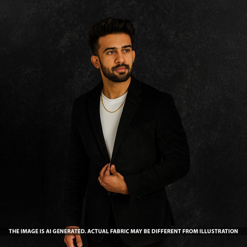 Cauterize Lycra Velvet Fabric - F5315