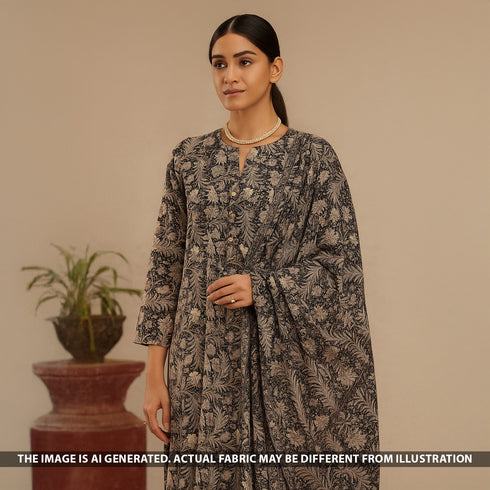 Digital Print Shimmer Cotton Fabric-F5083