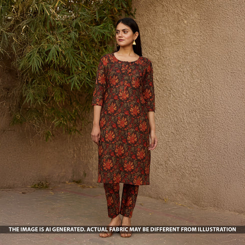 Digital Print Velvet Fabric-F5154