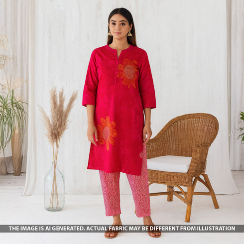 Digital Print Viscose Crepe Fabric - F5159