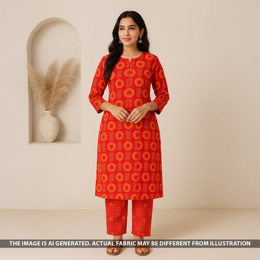 Digital Print Viscose Crepe Fabric - F5170