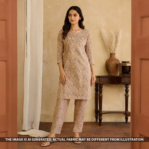 Digital Print Pashmina Fabric - F5188