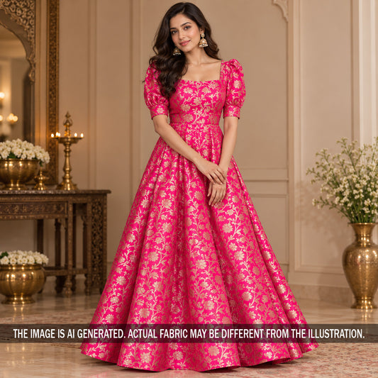Banarasi Brocade Fabric - F7497