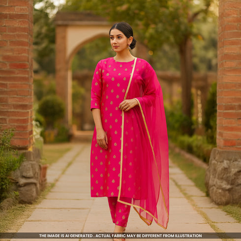 Banarasi Brocade Fabric- F4586