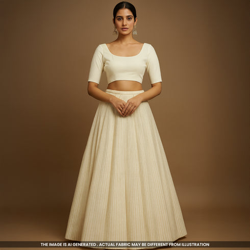 Dyeable Zari Sequins Embroidered Dola Silk-F4849