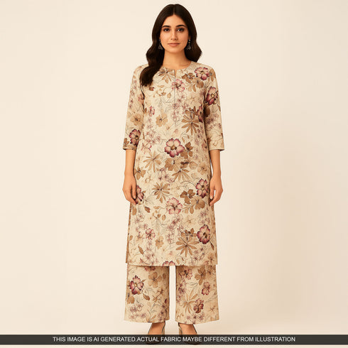 Printed Glaze Cotton Fabric-F4432