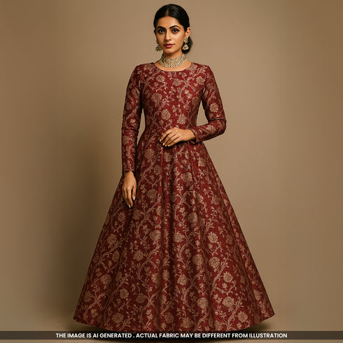 Brocade Fabric-F4341