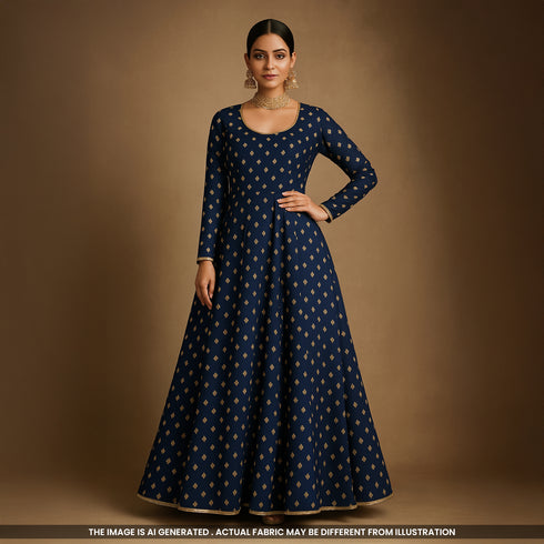 Brocade Fabric-F4342