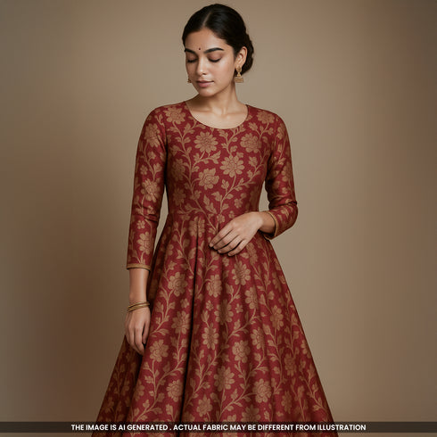 Brocade Fabric-F4328