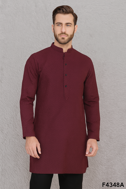 Chikankari Cotton Fabric-F4348