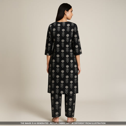 Digital Printed Rayon Cotton Fabric-F3697