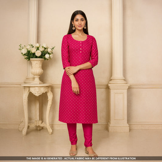 Zari Banarasi Silk Fabric-F4912