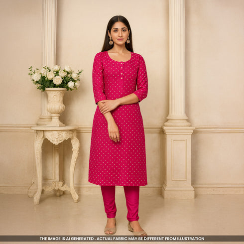 Zari Banarasi Silk Fabric-F4912