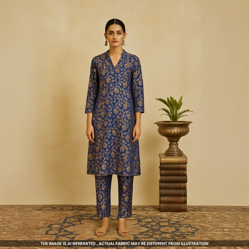 Brocade Fabric-F4948