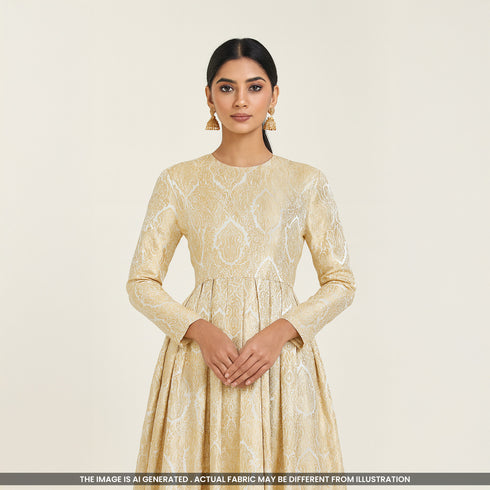 Silk Brocade Fabric-F4957