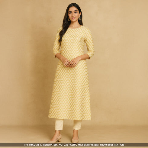 Silk Brocade Fabric-F4958