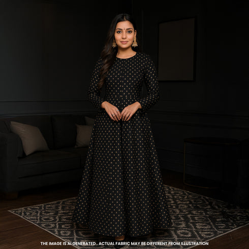 Brocade Fabric-F4950