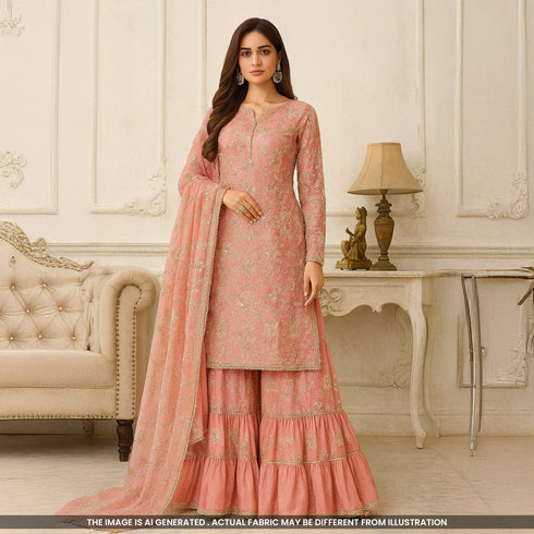 Cut Dana Sequins Embroidered Crush jimmy Choo Fabric-F4965