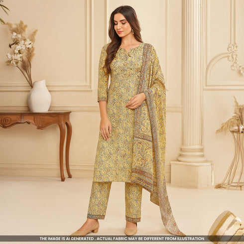 Digital Print Glaze Cotton Fabric-F4972