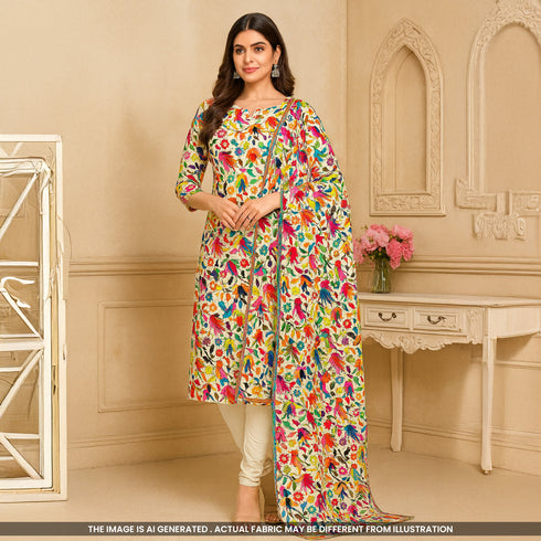 Digital Print Glaze Cotton Fabric-F4976