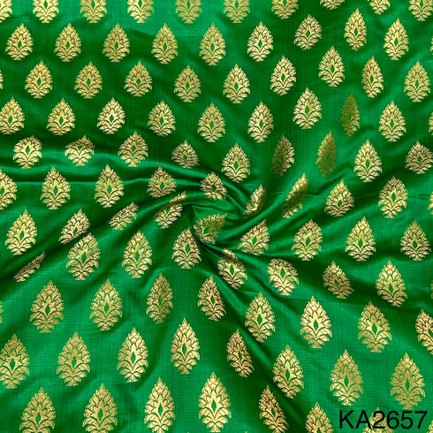 Banarasi Silk Brocade Fabric-KA2657
