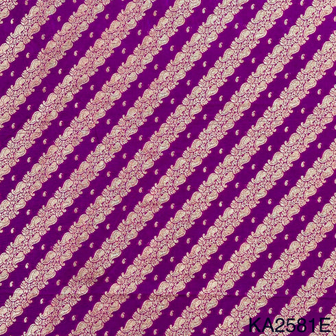 Banarasi Silk Brocade Fabric-KA2581