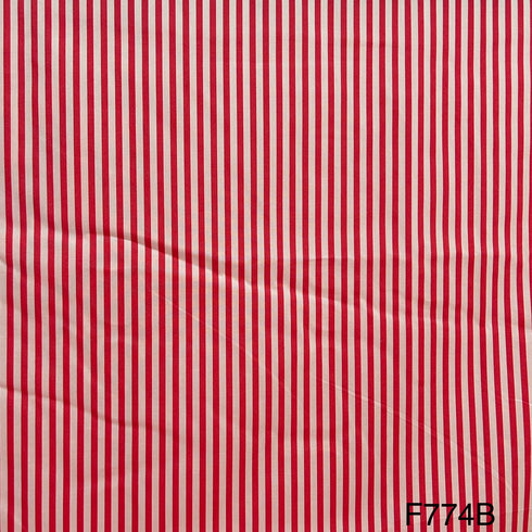 Stripes Print Cotton FabricF774