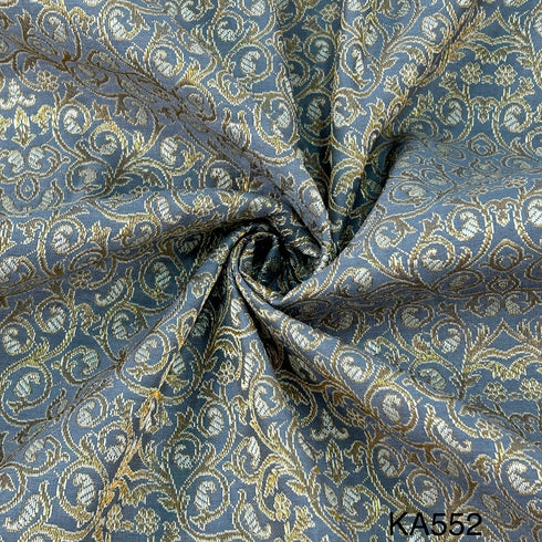 Self Jaquard Brocade Fabric-KA552