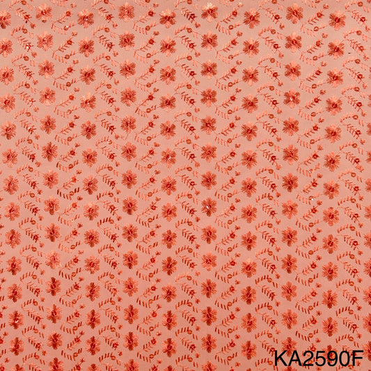 Thread Sequins Net Fabric-KA2590