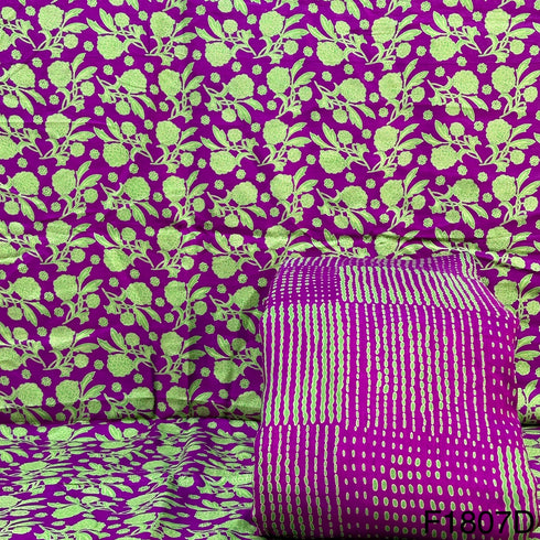 Printed Opara Silk Fabric-F1807