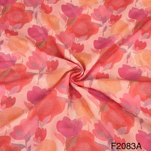 Printed Georgette fabric-F2083
