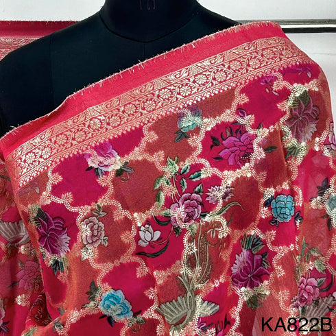 Banarasi Georgette Dupatta -D822