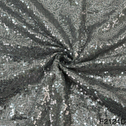 Sequins Net Fabric-F2124