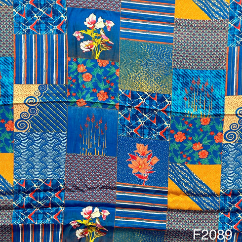 Printed Crepe Fabric-F2089