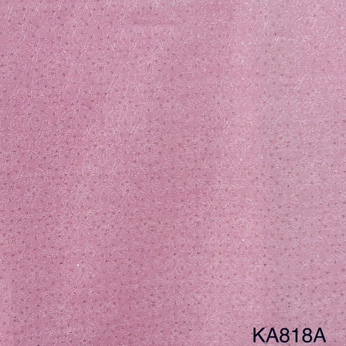 Embroidered Sequins Chanderi Fabric-KA818