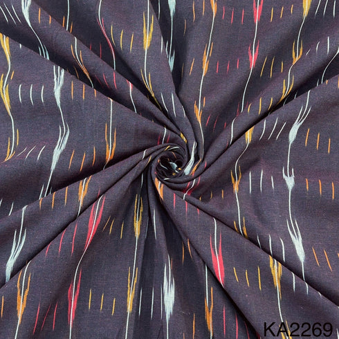 Ikkat Cotton Fabric-KA2269