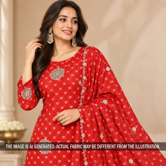 Cut Dana Zari Sequins Chinnon Chiffon Fabric - F7597