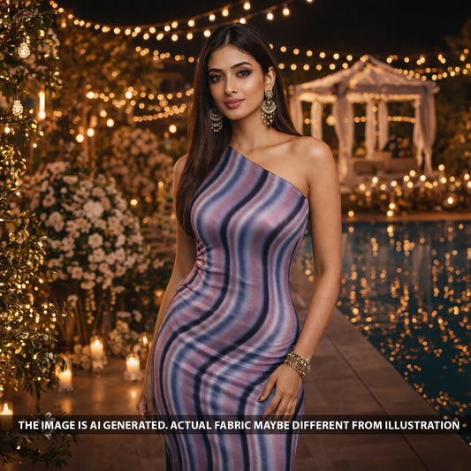 Marble Print Armani Satin Fabric - F6364