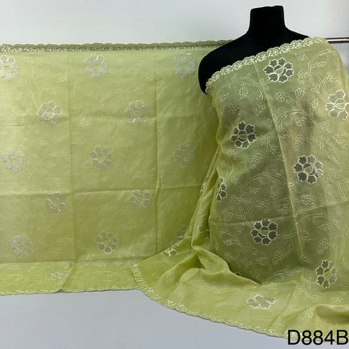 Embroidered Kota Cotton Dupatta-D884