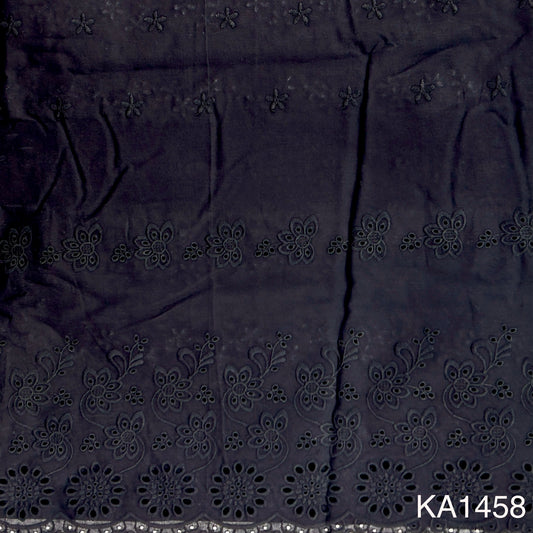 Chikankari Cotton Fabric-KA1458