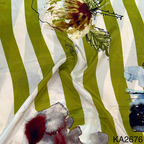 Printed Crepe Fabric - KA2676