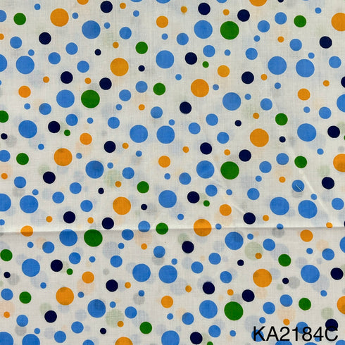 Polka Dot Cotton Fabric - KA2184
